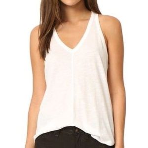 New David Lerner V Neck Racer Tank